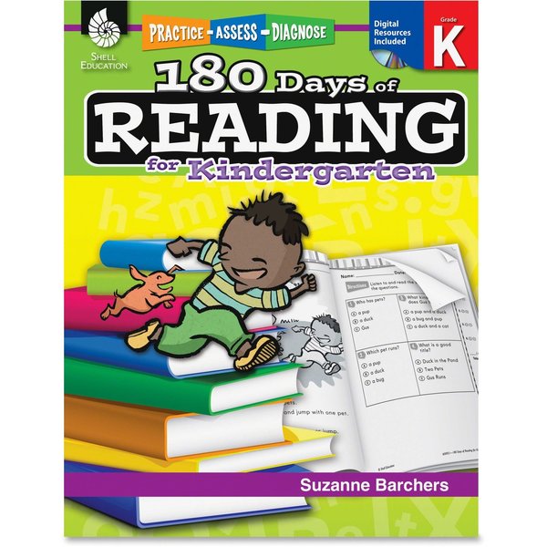 Shell Education 180 Days of Reading for Kindergarten 50921